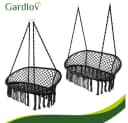 Gardlov Gartenschaukel Storchennest Zweisitzer Schwarz Bild 4