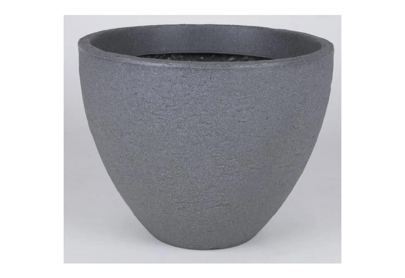 Jelenia Plast Pflanzkübel "Stone" 78cm, H 57cm grau Übertopf