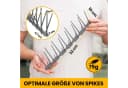 KONZEPT Taubenspikes Grau 3-reihig Vogelabwehr Set Bild 1