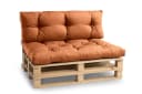 FAVRE Palettenkissen Palettenauflagen PPI (Sitzkissen) Orange Bild 1