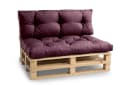 FAVRE Palettenkissen Palettenauflagen PPI Sitzkissen Violett Bild 1