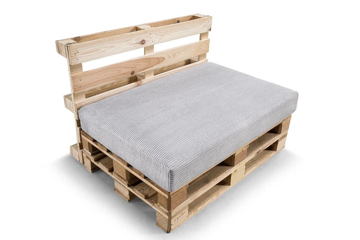 FAVRE Palettenkissen CosyRib Set Dunkelbraun Sitzkissen Rückenlehne - Bild 3