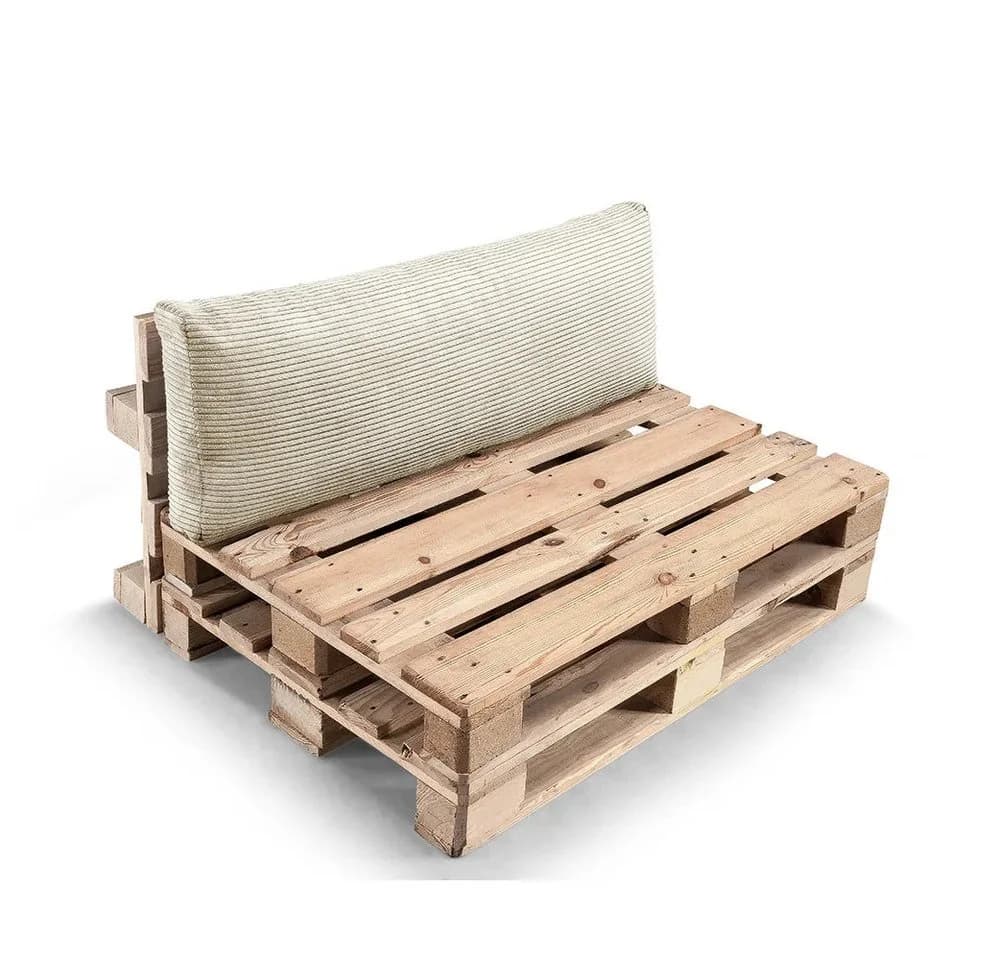 FAVRE Palettenkissen Soft PWL Beige Gerippt - Bild 2