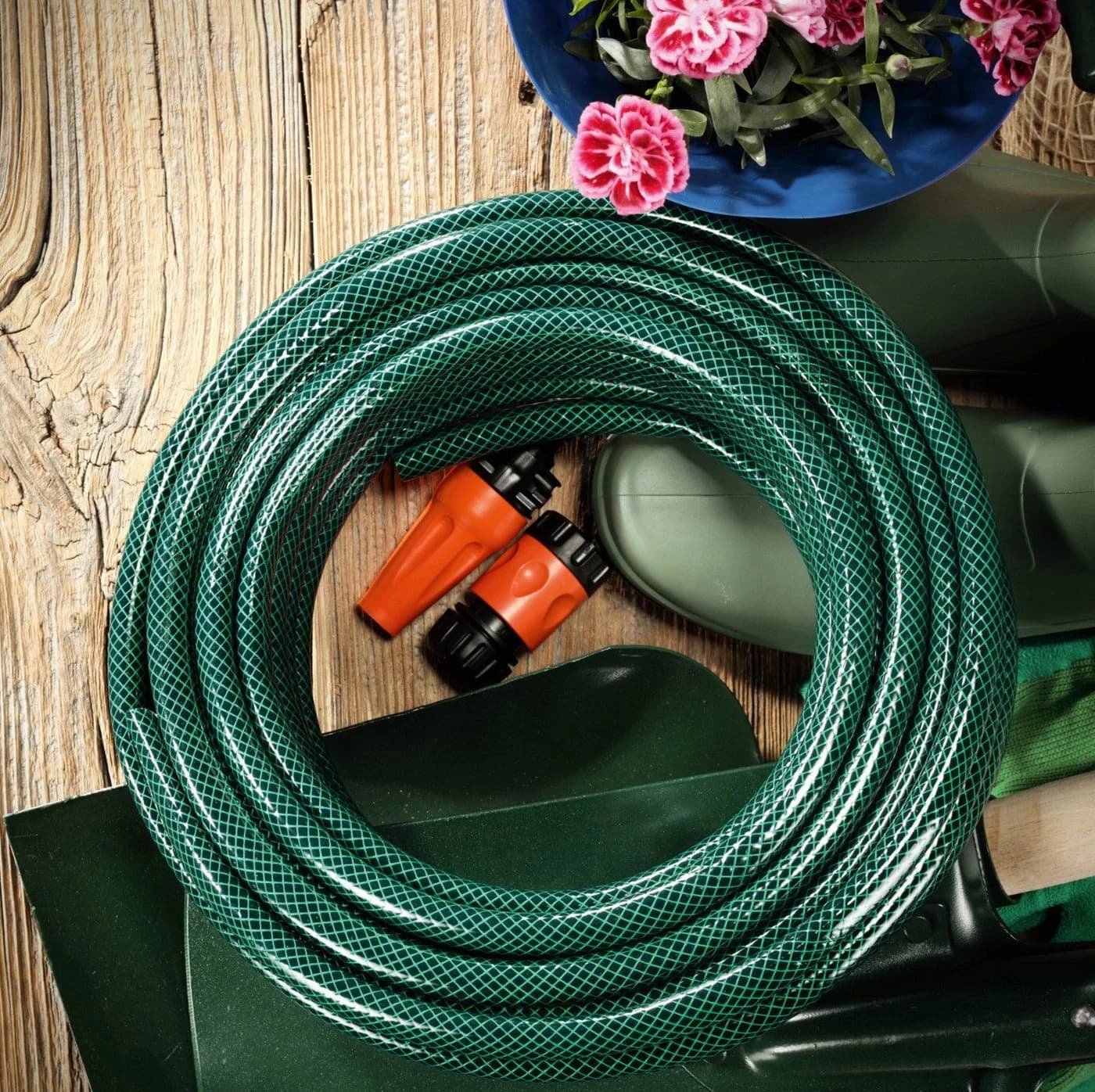 Cellfast Gartenschlauch 15m Economic mit Sprinkler - Bild 3