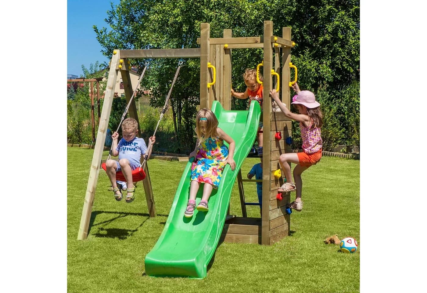 FUNGOO Spielturm Funny3 mit Sandkasten Rutsche - Bild 3