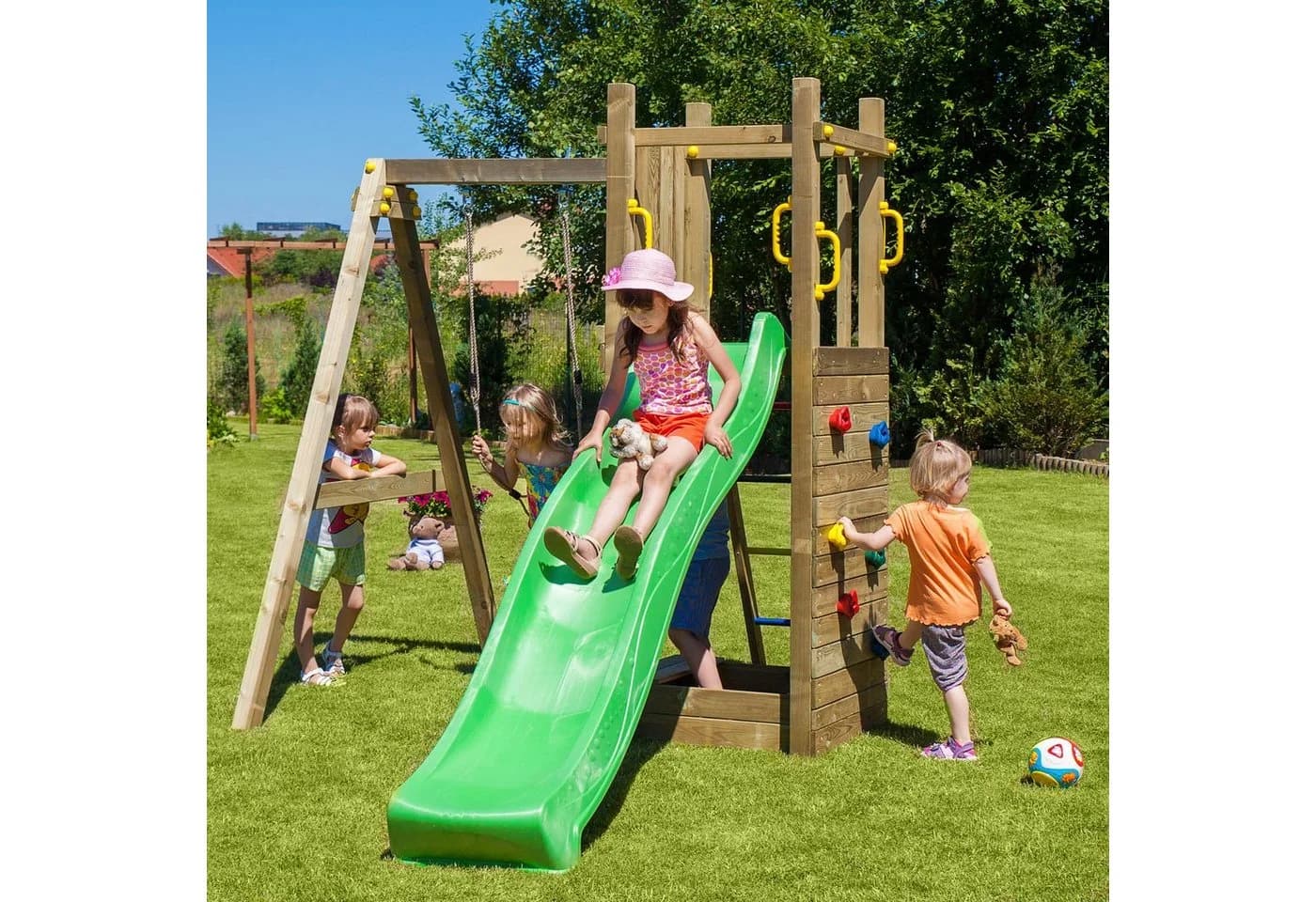 FUNGOO Spielturm Funny3 mit Sandkasten Rutsche - Bild 4