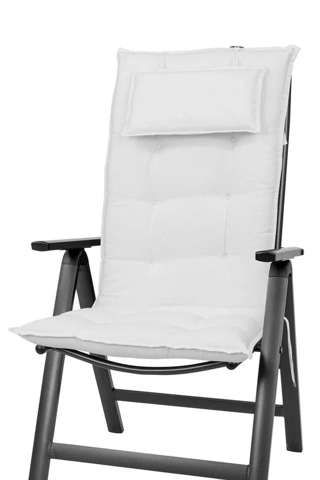 KETTtex Hochlehnerauflage Marbella weiß Polyester