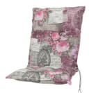 KETTtex Sesselauflage Niederlehner Rom Rosa-Grau Blumen Landhaus Bild 2