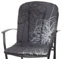 KETTtex Sesselauflage Royal Garden Carlo grau-silber gemustert Bild 1