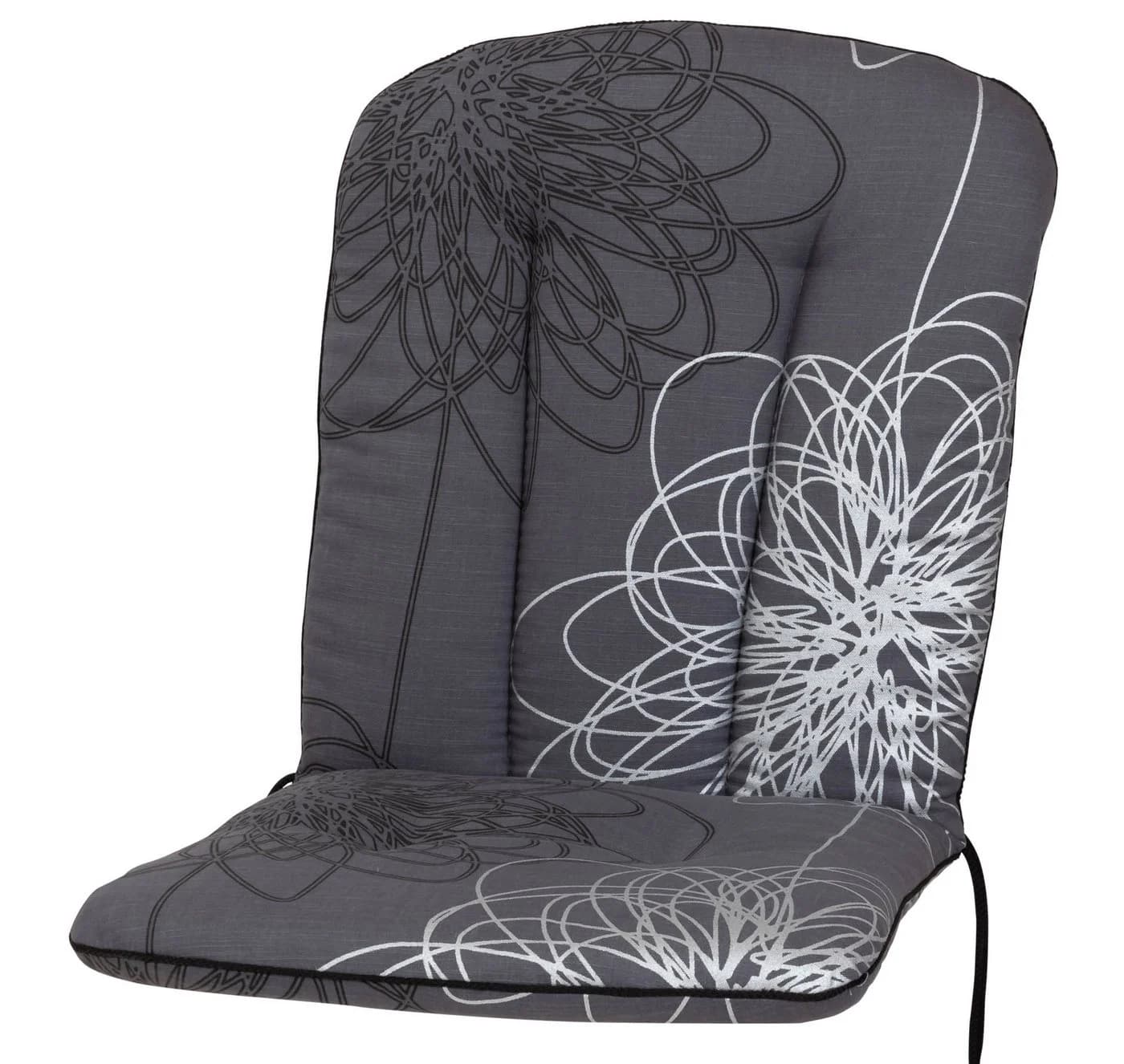 KETTtex Sesselauflage Royal Garden Carlo grau-silber gemustert - Bild 2