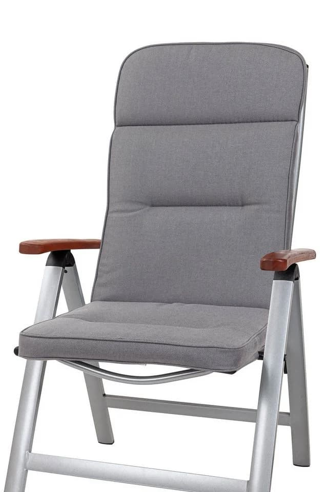KETTtex Hochlehnerauflage Alicante 2328 Dunkelgrau Olefin