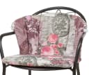 KETTtex Polsterauflage Royal Garden Elegance 0798 rosa-grau Blumen Bild 2