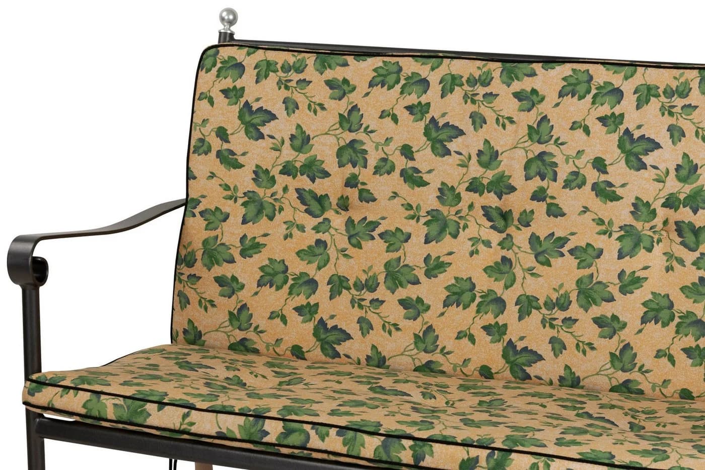 KETTtex Bankauflage 2-Sitzer Gelb Efeu 97x48x45 cm - Bild 2