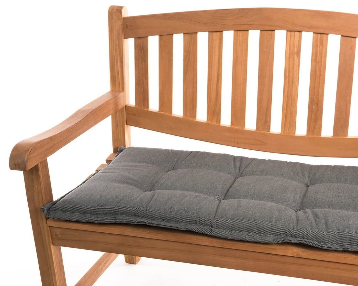 KETTtex Bankauflage Gartenbank Florence grau meliert