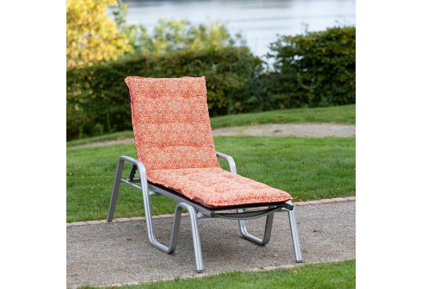 Herlag Liegenauflage Valeria Design-Edition Orange Mandala