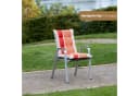 Herlag Polsterauflage Valeria Niedriglehner Orange Streifen Design-Edition Bild 1