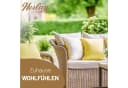 Herlag Hockerauflage Mia Gelb Gestreift Bild 5