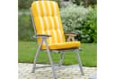 Herlag Hochlehnerauflage Tilly Gelb-Gestreift Gartenmöbelauflage Bild 1