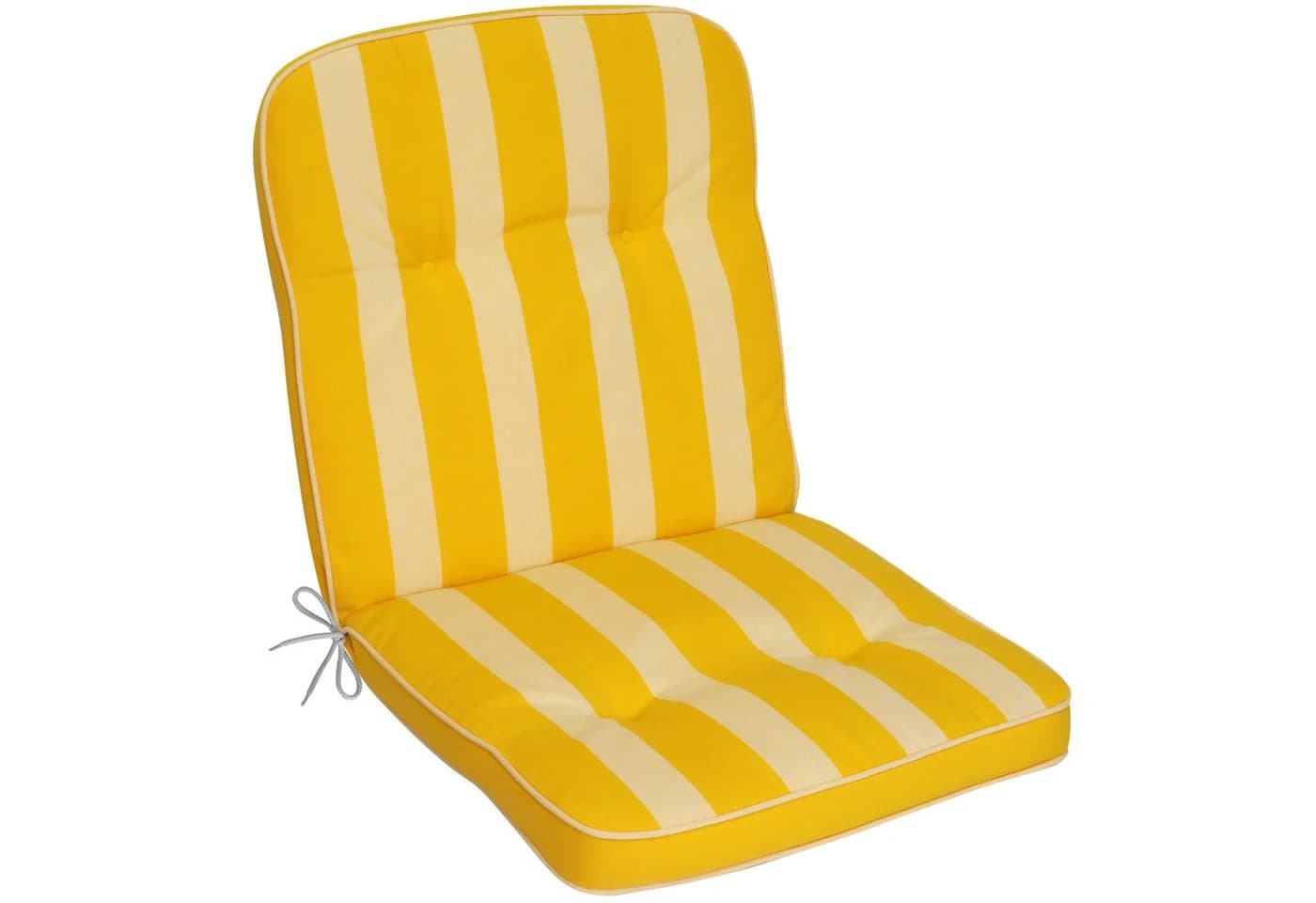 Herlag Polsterauflage Tilly Gelb-Gestreift Niedriglehner 100x50x6cm - Bild 2