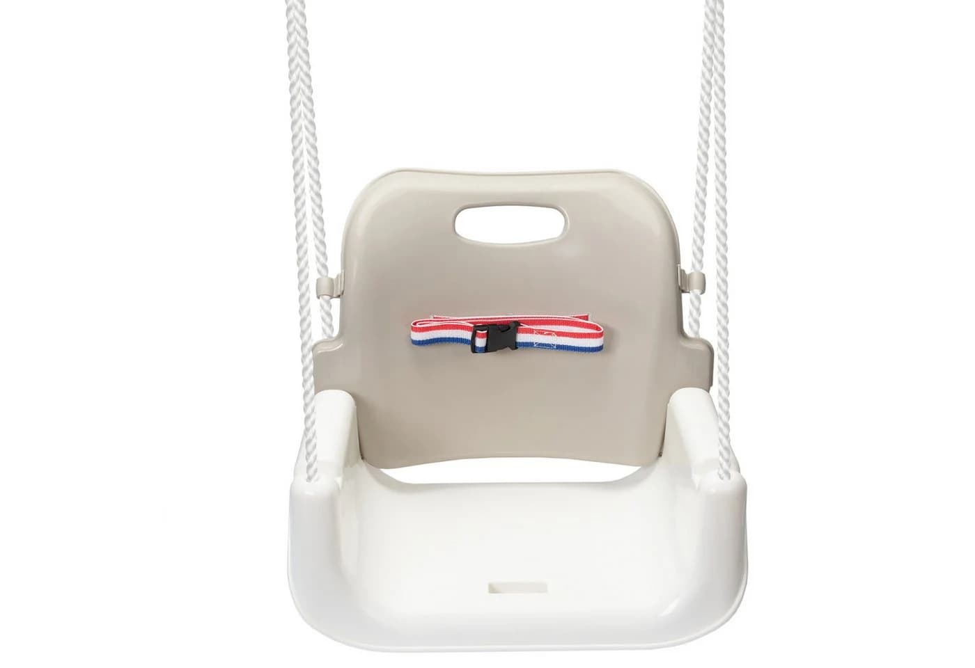 COIL 3in1 Babyschaukel Garten mit Sicherheitsgurt und Rückenlehne Beige - Bild 5