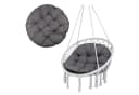 GreenBlue Gartenkissen Grau Ø 110 cm wasserabweisend Bild 2
