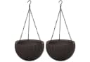 Keter Pflanzkübel 229544 Hanging Sphere Planter (2 St) Braun Bild 2