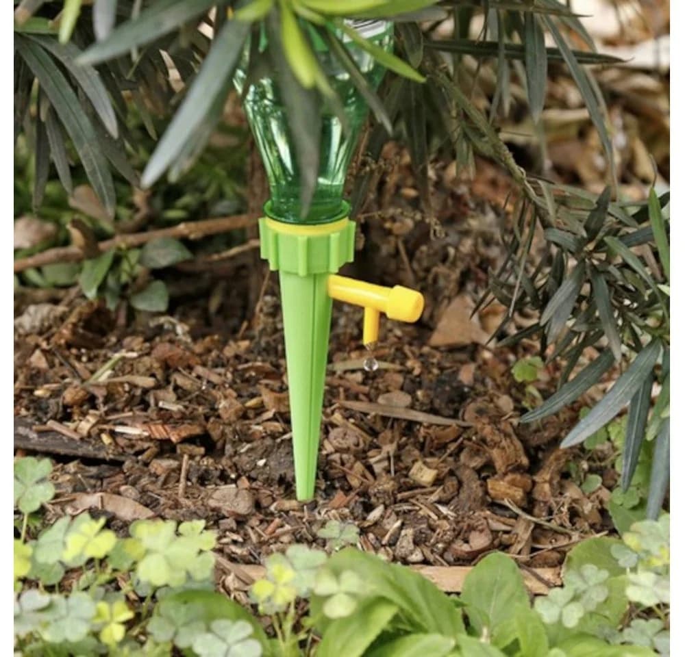 ISO TRADE Tropfer Blumentopfbewässerung Grün 2-tlg. Spar-Set - Bild 4