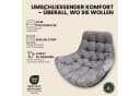 Hobbygarden Hängesessel Kissen Polyrattan Rattan Bild 3