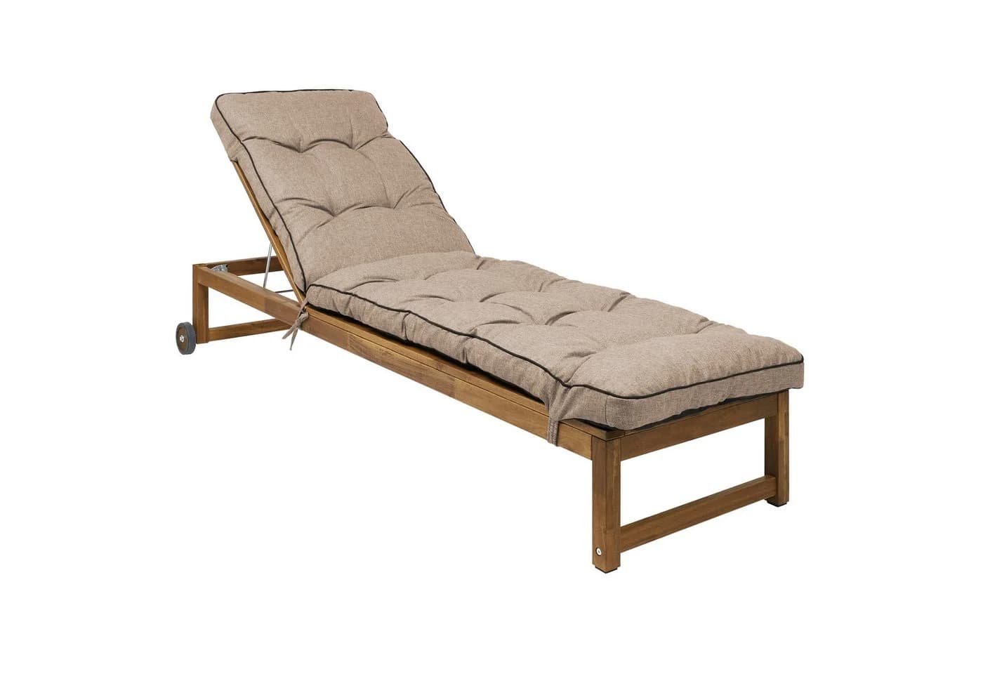Hobbygarden Liegenauflage HUGO Beige Gesteppt