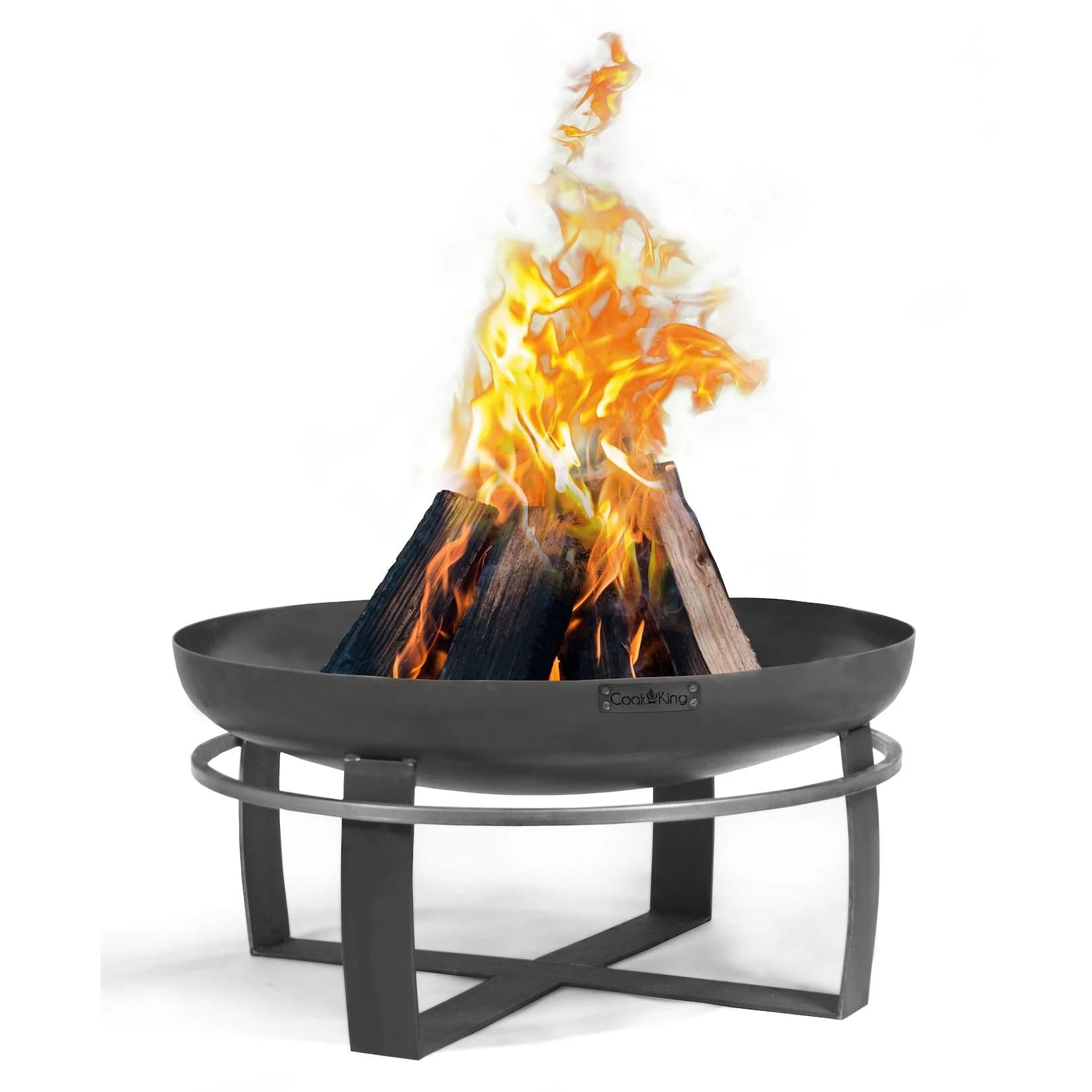 CookKing Feuerschale Viking Schwarz Stahl Outdoor