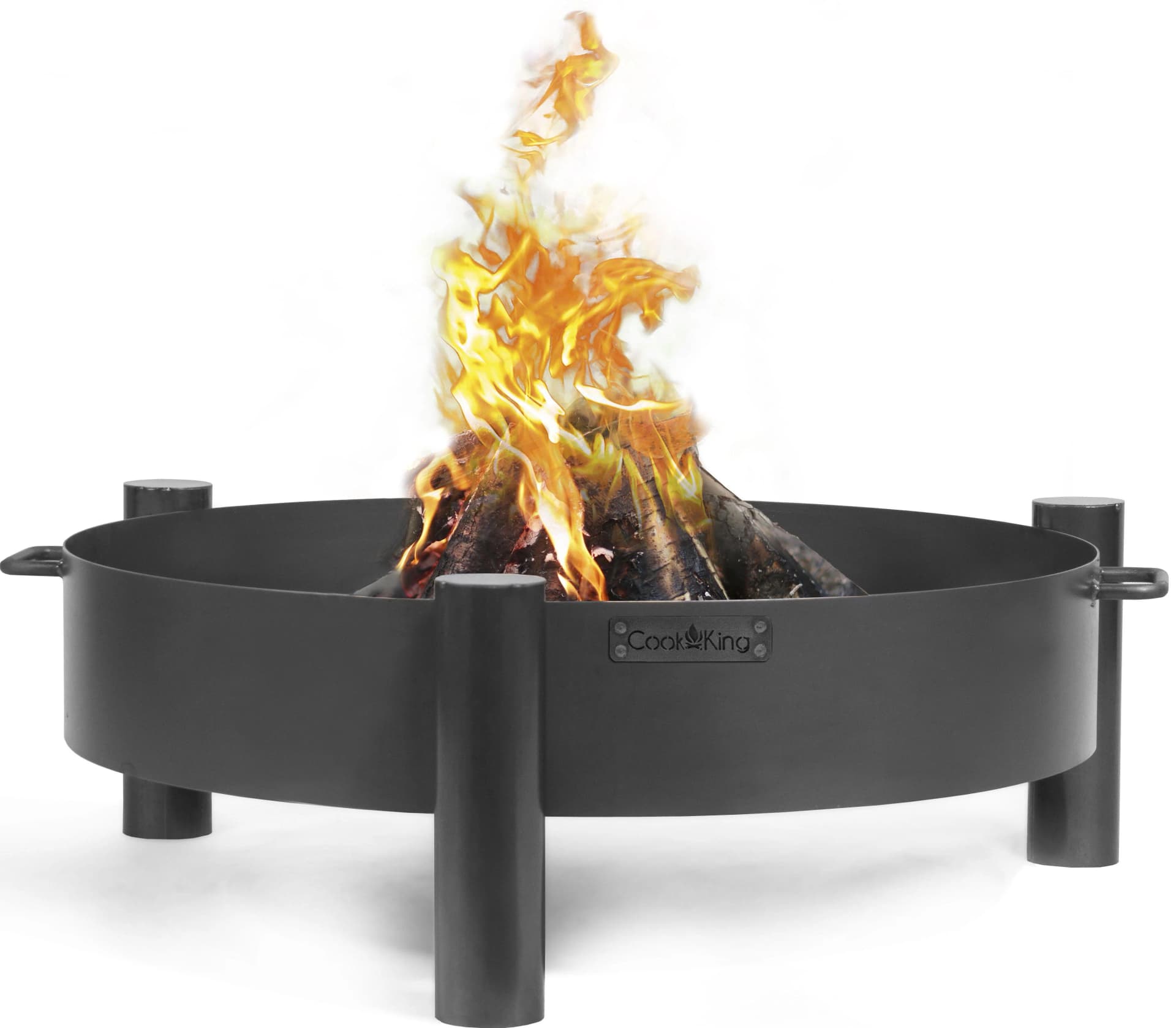 CookKing Feuerschale Haiti Schwarz Stahl Minimalistisch - Bild 2