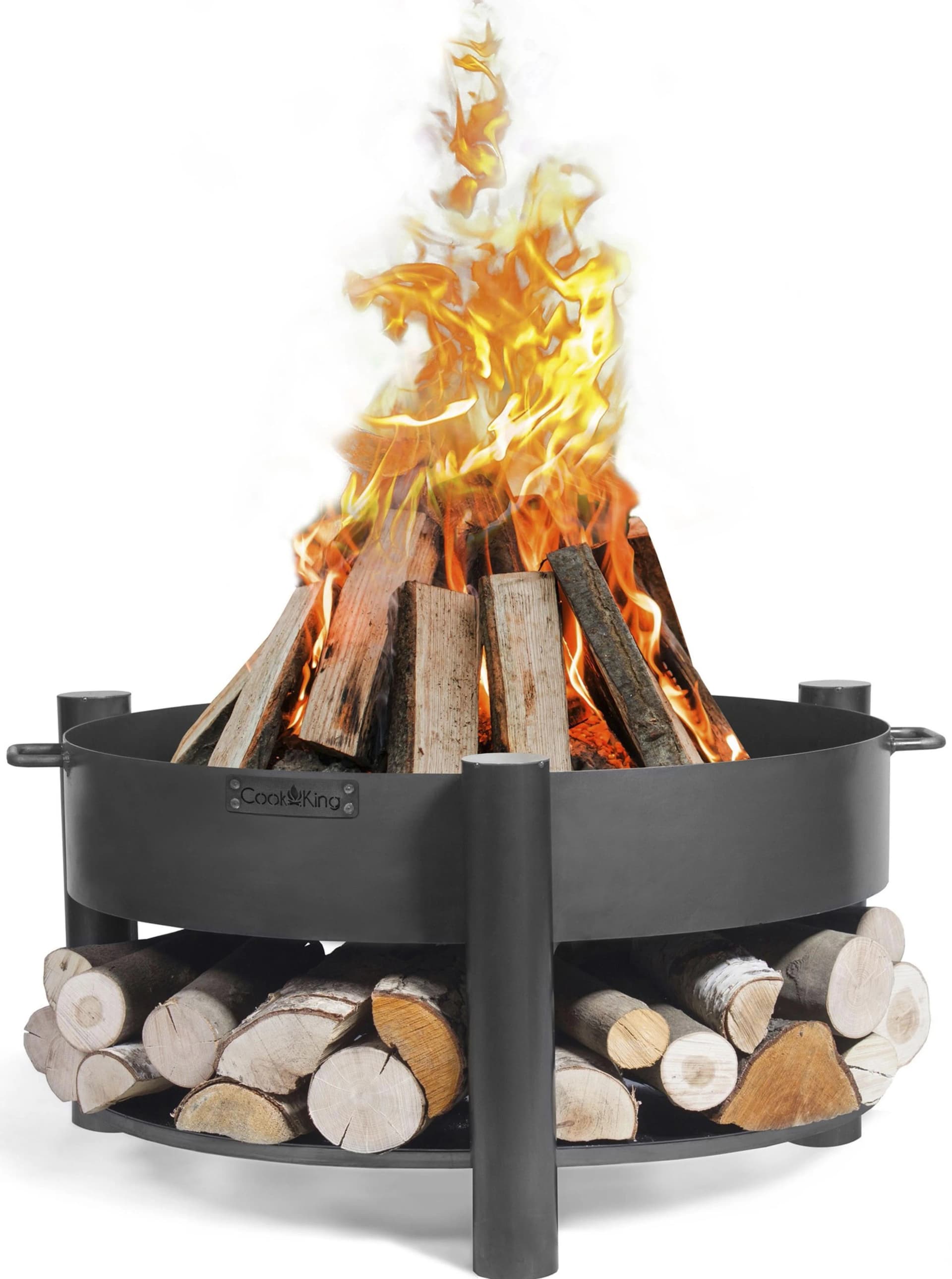 CookKing Feuerschale Montana Schwarz Feuerkorb