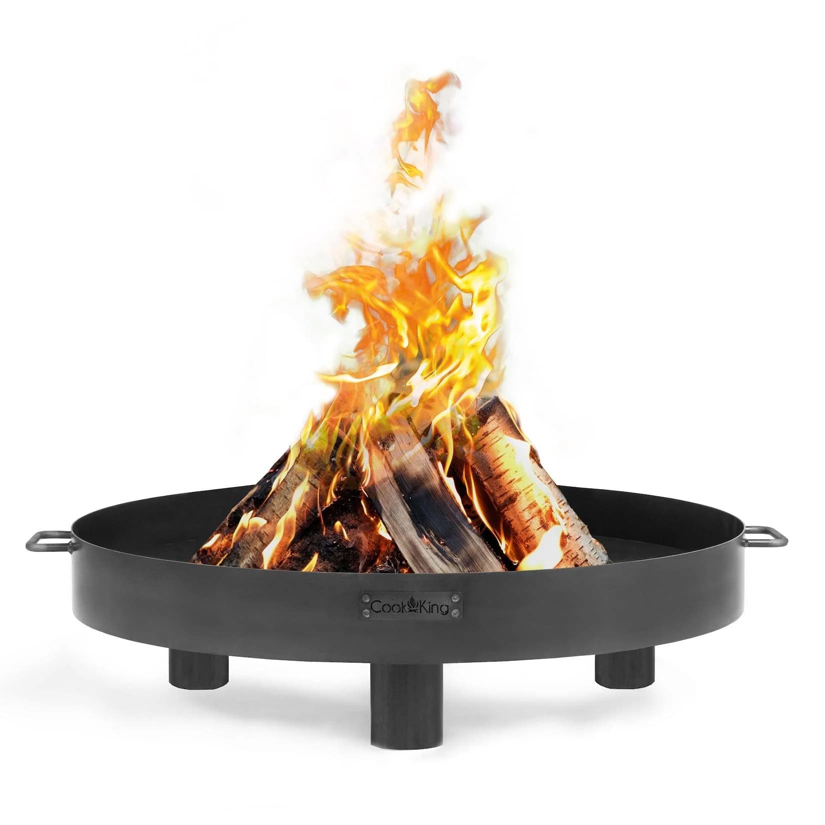 CookKing Feuerschale Tunis, Ø 60 cm, Schwarz, Stahl