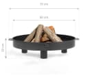 CookKing Feuerschale Tunis, Ø 60 cm, Schwarz, Stahl Bild 4