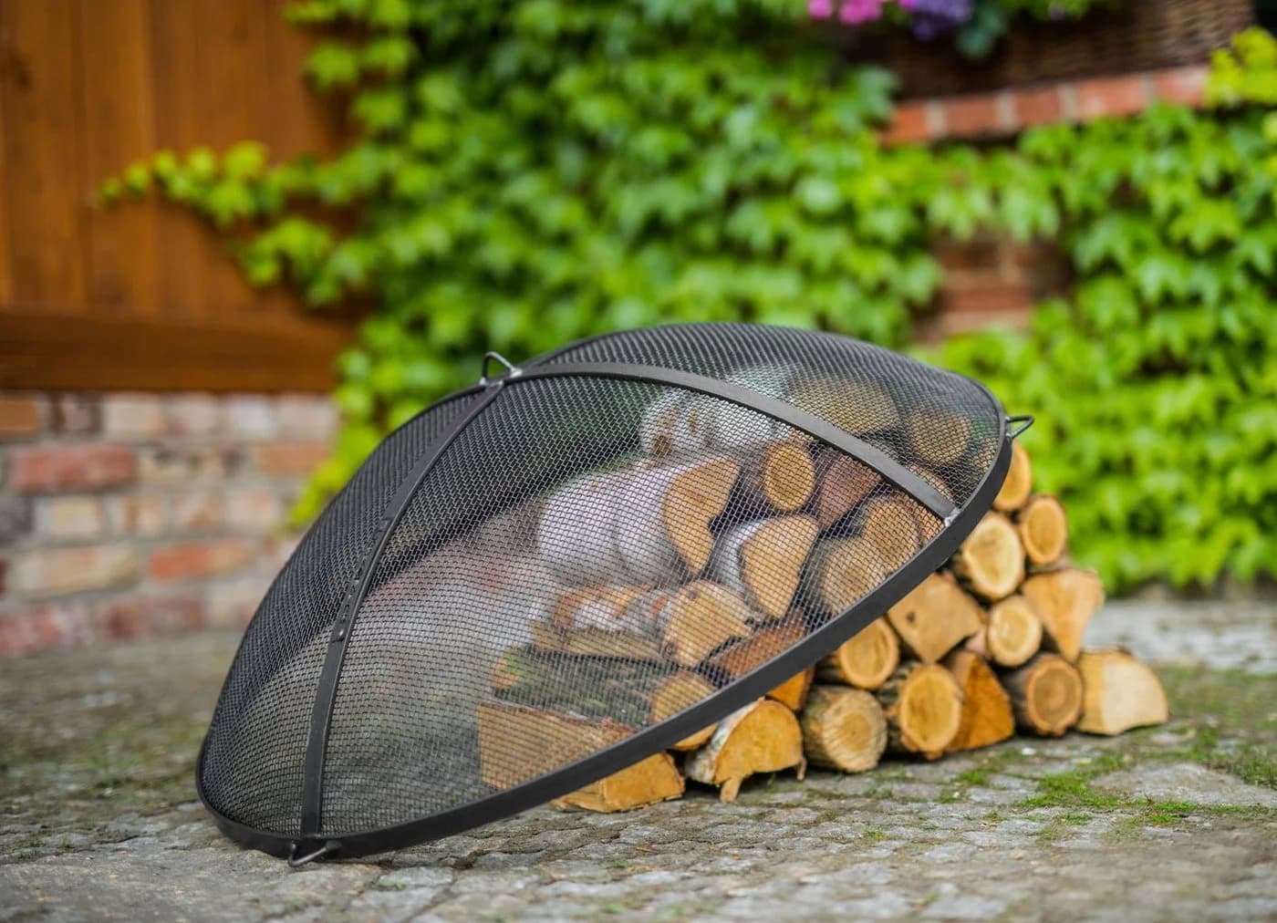 CookKing Stahl Funkenfang 79 cm Schwarz