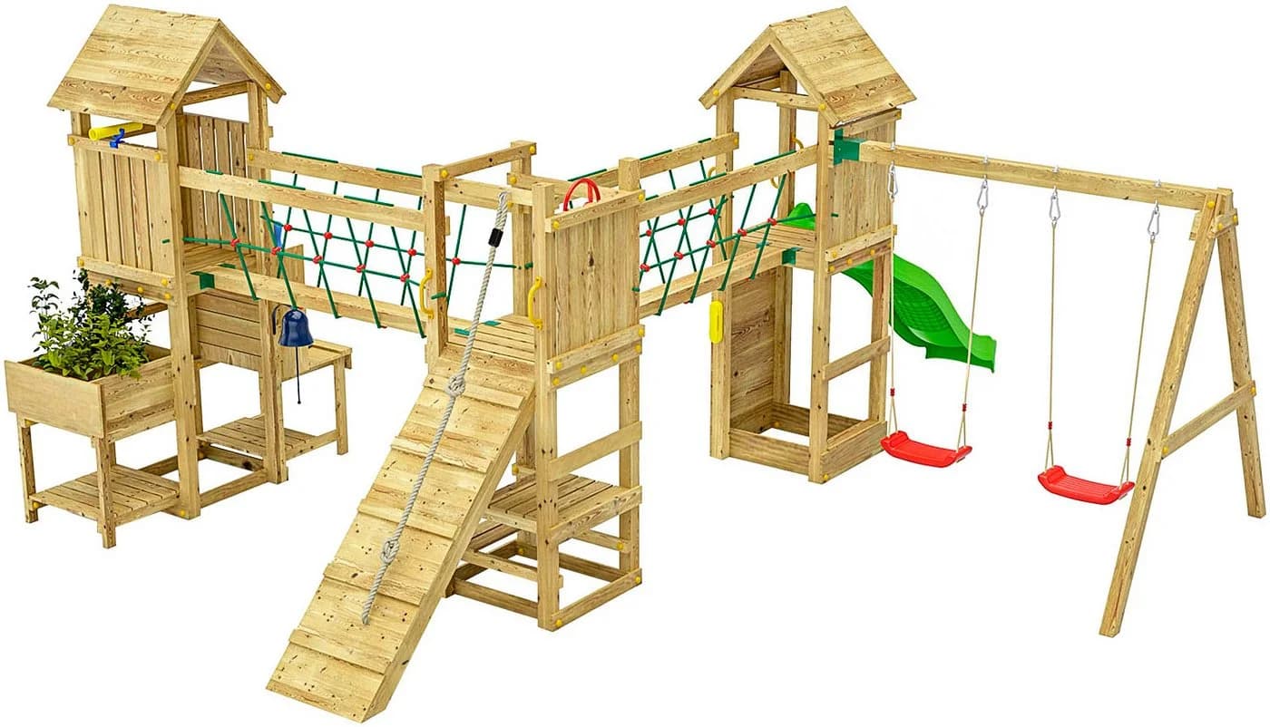 Fungoo Spielturm Maxi Funny Optimizer mit Rutsche und Schaukeln - Bild 5