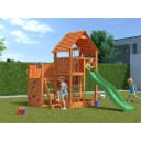 FUNGOO BIG LEADER Spielturm Klettergerüst Satteldach Bild 1