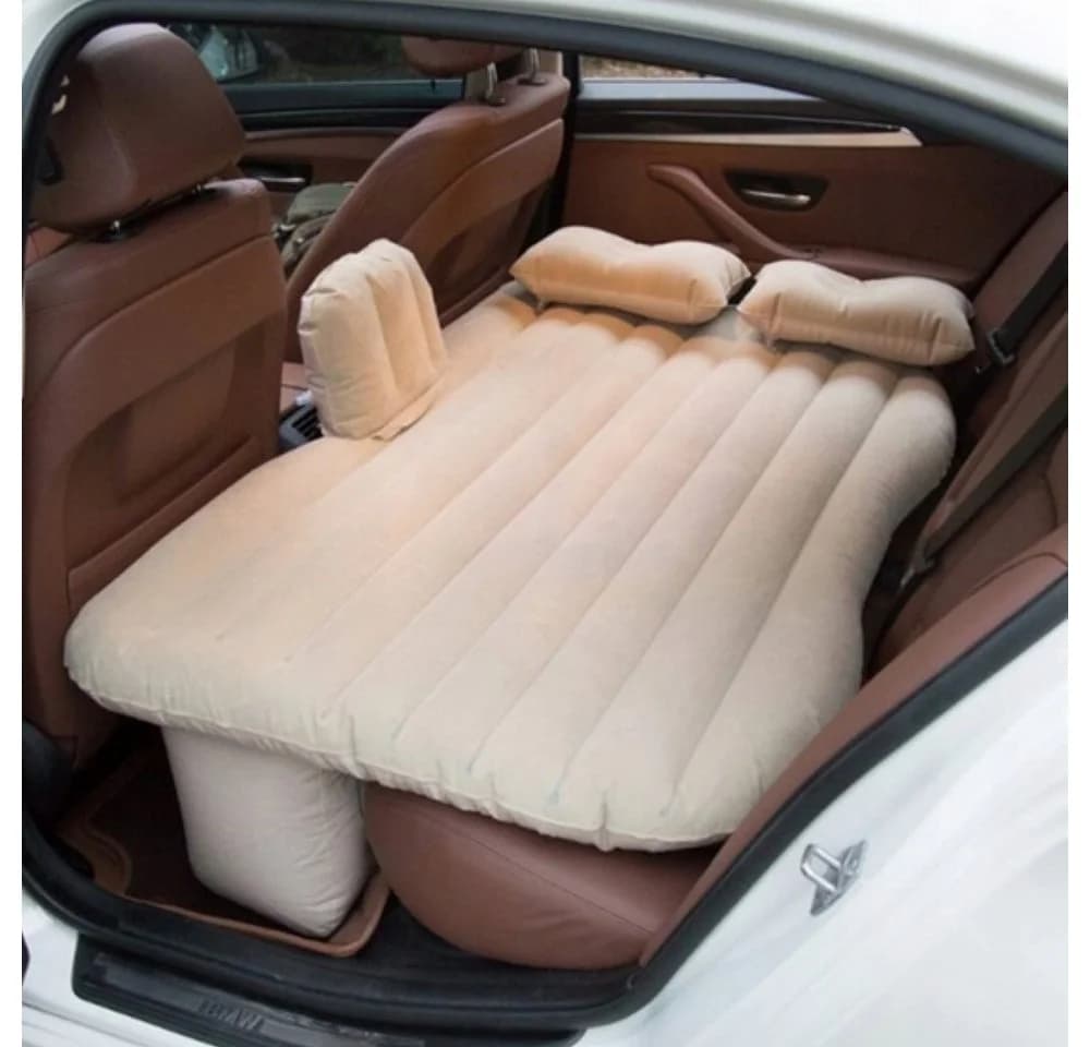 Ikonka Luftmatratze AutoComfort Aufblasbar Beige