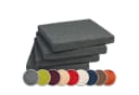 sunnypillow Stuhlkissen 4er Set Grau Modern Bild 2