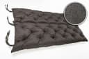 sunnypillow Bankauflage Anthrazit Polyester Kissen Bild 4