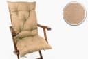 sunnypillow Bankauflage Stuhlkissen Beige Polyester Bild 1