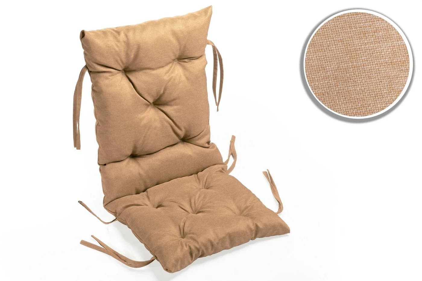 sunnypillow Bankauflage Stuhlkissen Beige Polyester - Bild 5