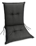 sunnypillow Stuhlkissen Anthrazit UV-Lichtecht Gartenstuhlauflage Bild 2