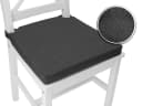 sunnypillow Stuhlkissen 4er Set Anthrazit Modern Bild 3