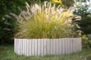 sunnypillow Flexibler Holzzaun Grau Beeteinfassung Bild 5