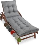 Sunnypillow Liegenauflage Grau 200x60cm Extra Dick Bild 2