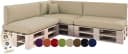 sunnypillow Palettenkissen Boston Set Palettenauflage Indoor Outdoor Bild 2