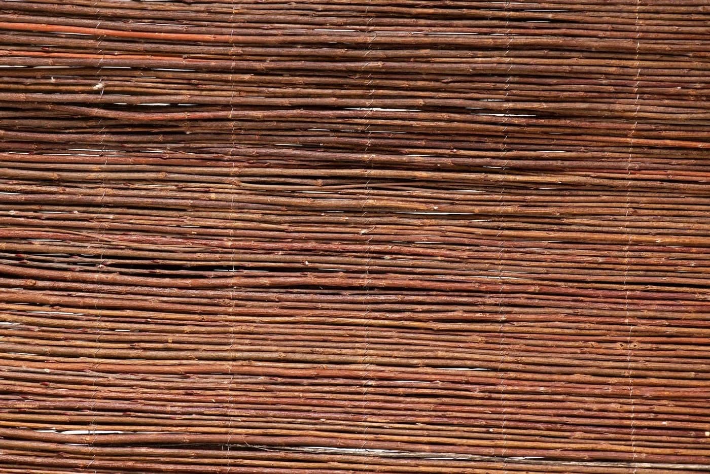 sunnypillow Weidenzaun Weidenmatte Sichtschutz Zaun für Balkon und Terrasse - Bild 5