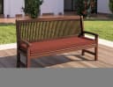 sunnypillow Bankauflage Bankkissen mit abnehmbarem Bezug Orange Bild 1