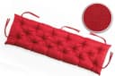 sunnypillow Bankauflage rot mit Befestigungsbändern Bild 3